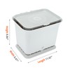 Full Circle Fresh Air,Odor-Free Kitchen Countertop Compost Bin,Indoor Scrap Collector