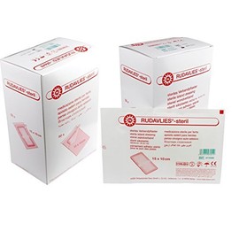 100 Stück steril Wundpflaster Rudavlies steril Pflaster 15 x 10 cm