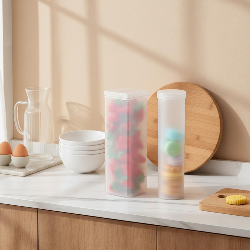 Lemecima 10 Pcs Plastic Cracker Keeper Small Cracker Storage Containers