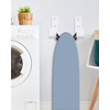 Ironing Board Holder Wall Mount White, Stainless Steel Ironing Board