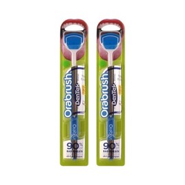 DenTek Orabrush Limpiador De Lengua Y Raspador De Lengua 1 Unidad (Paquete De 2)