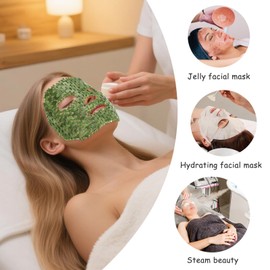 gemshan Jade Mask,100% Natural Stone Facial Mask for SPA Skincare Beauty Tools for Puffy Eyes Dark Circles