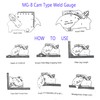 Preamer MG-8 Bridge CAM Welding Gage Weld Seam Pit Test