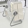 Rotating Clear Acrylic Desk Organizer for Office Supplies Desk Accessories