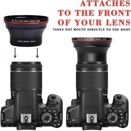 Compatible with Canon RF28mm F2.8 STM Lens, 55MM Pro Essential Lens & Close-up Filter kit Accessory Kit