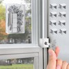 8 Sets Sliding Window Locks for Up and Down Windows,Easy