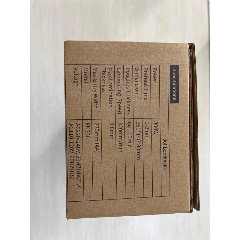 ‎MAXDONE A4 Laminator Machine with 20 Laminating Sheet (5 A4,5