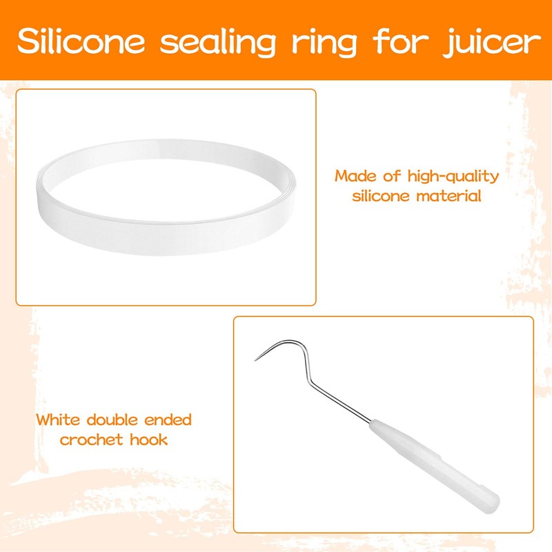 3pcs Rubber Gaskets Rings for Nutri Ninja Blender, Replacement Gasket