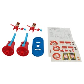 Drunken Louie Extension for Two Plane Play for Looping Louie Game Arm, with 2 Aeroplanes, Tuning Edition (Adapter Plate, 2 Planes, Blue)
