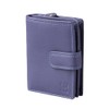 Lakeland Leather Ladies Small Leather Tab Purse in Purple