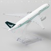 QIYUMOKE A350 Cathay Pacific 1/400 Die-cast Metal Airplane Model with