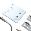 Aluminum Alloy Antenna Mast Pipe Mount Bracket, Stable Support Flexible
