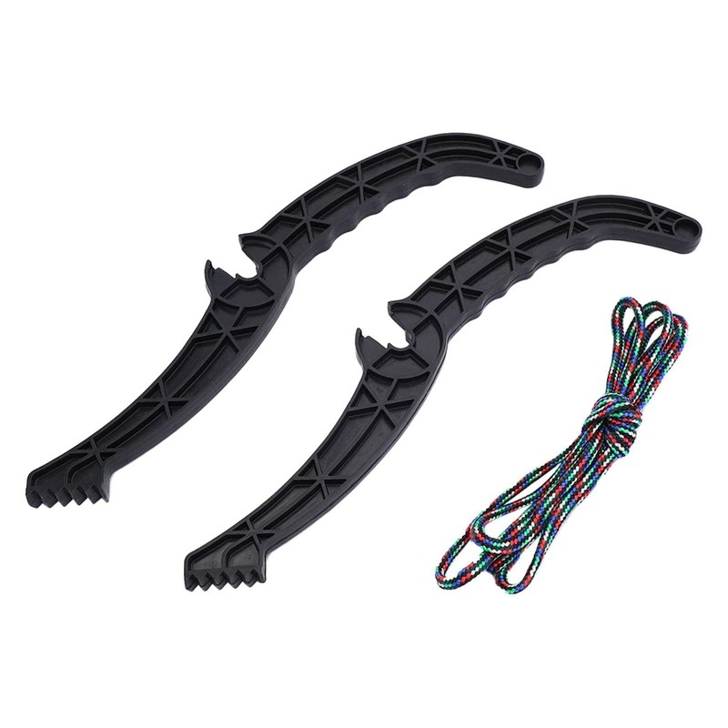 Hellery 1 Pair of Ski Sled Brake Pads Replacement for