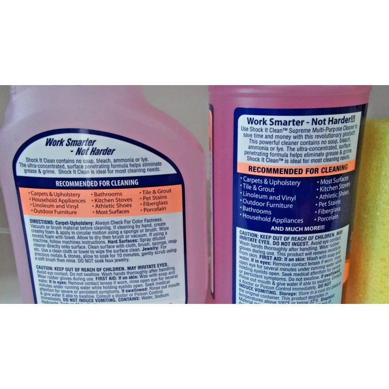 Professor Amos Shock It Clean 32 oz. Concentrate & 24