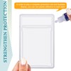 Trading Cards Protector Case Acrylic Clear Baseball Card Holders with