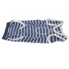 Dog Recovery Suit Stretchy Breathable Adjustable Collar Stripe Pet Post