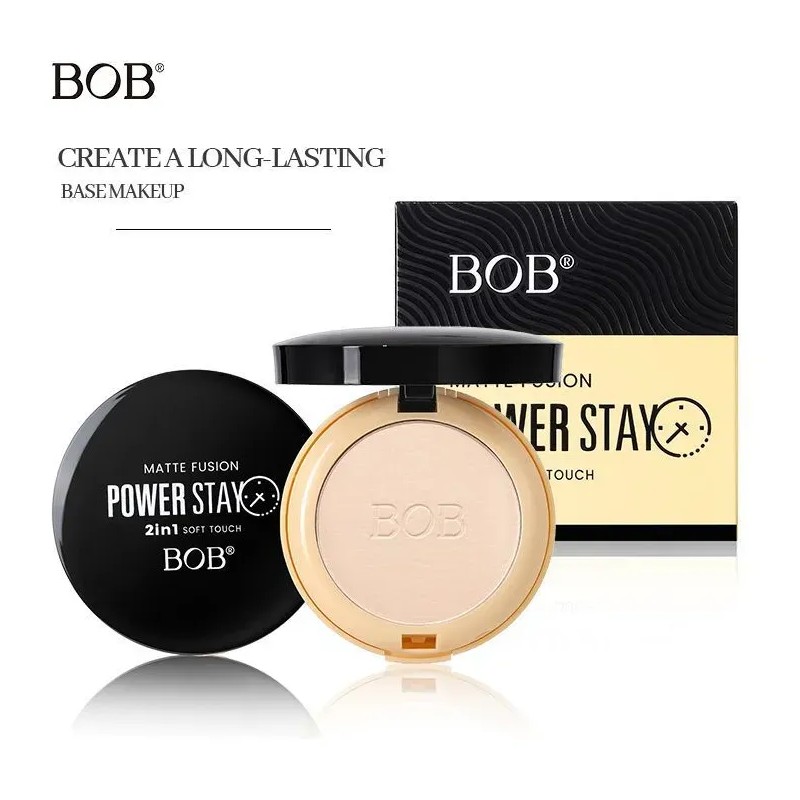 Polvo Compacto Power Stay 2 En 1, Control De Aceite