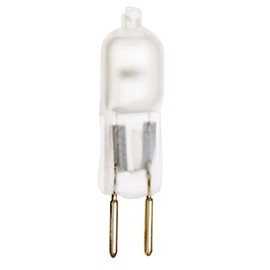 Satco S1908 10 Watt 100 Lumens T3 Halogen G4 Base 12 Volt Frosted Light Bulb, Dimmable