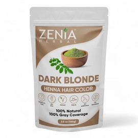 Zenia Organic Henna Hair Color  Dye DARK BROWN  100g