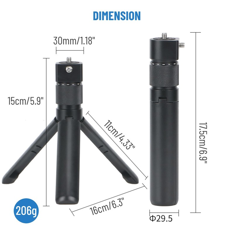 Bullet Time Handle, Invisible Selfie Stick Rod Handle, 360 Degree