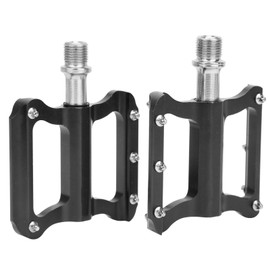 ZTTO Road Bike Ultralight Flat Pedal Aluminum Alloy Non-Slip Bicycle Pedal Bike Accessory(Black )