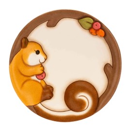 THUN - Pocket Empty with Squirrel - Fall in Love Line - Decorate the House - Ceramic - Ø 18 cm; 3,5 cm h