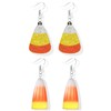 Candy Corn Earrings for Women Halloween Thanksgiving Fall Colorful Earrings