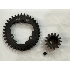 Universal Steel Spur Gear 35T Mod M1.5 W/ PINION GEAR 15T for 1/5 TRAXXAS XRT 8S