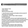 Myqqhbs Press-In Bottom Bracket Headset Removal Tool for Inner Diameter