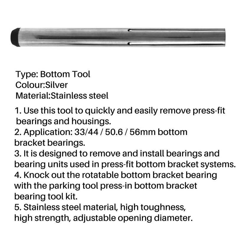 Myqqhbs Press-In Bottom Bracket Headset Removal Tool for Inner Diameter