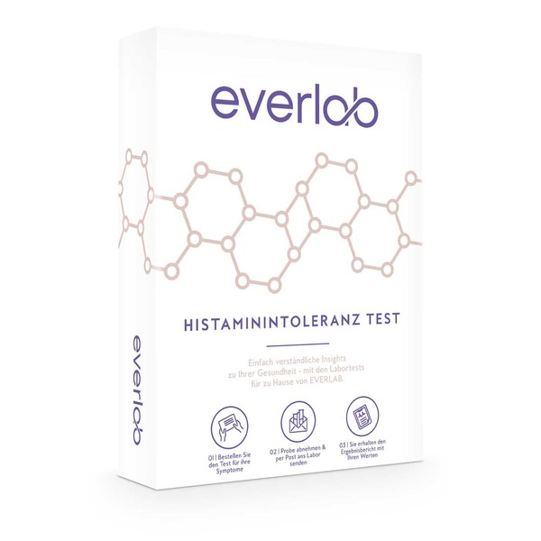 EVERLAB Histamine Intolerance Test - Diamine Oxidase (DAO) Value Easily Test From Home | Self Test for Home