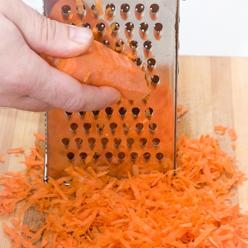 Armo® Stainless Steel Double Sided Cheese Vegetable Grater 4 Sided