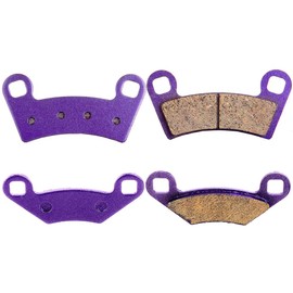 KFKGF 2PCS Front and Rear Carbon Fiber Brake Pads FA456 Braking Pads Kits 2009-2010 for Polaris Outlaw 450 MXR 2008-2011 for Polaris Outlaw 525 IRS 2008-2010 for Polaris Outlaw 525 S