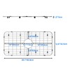 Kitchen Sink Protector,25.1"L X 12.8"W Sink Bottom Grid with Corner