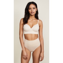 Yummie Women's Dawn Seamless Wire Free T-Shirt Bra Underwear, Frappe, M