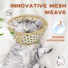 Supet Soft Cat Cone Collar, Air Mesh Pet Recovery Cone