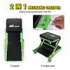 Nilight 36" Z Creeper - 2-in-1 Rolling Folding Car Seat,