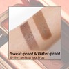 Waterproof Light Eyebrow Powder Kit with Brow Brush 2 in1