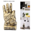 Pssopp Finger Statue Gesture Sculpture Resin Finger Statue Hand Gesture