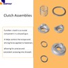 6PK 429634-00 Fit for Clutch Assemblies Replacement DW255 DW276 DW251