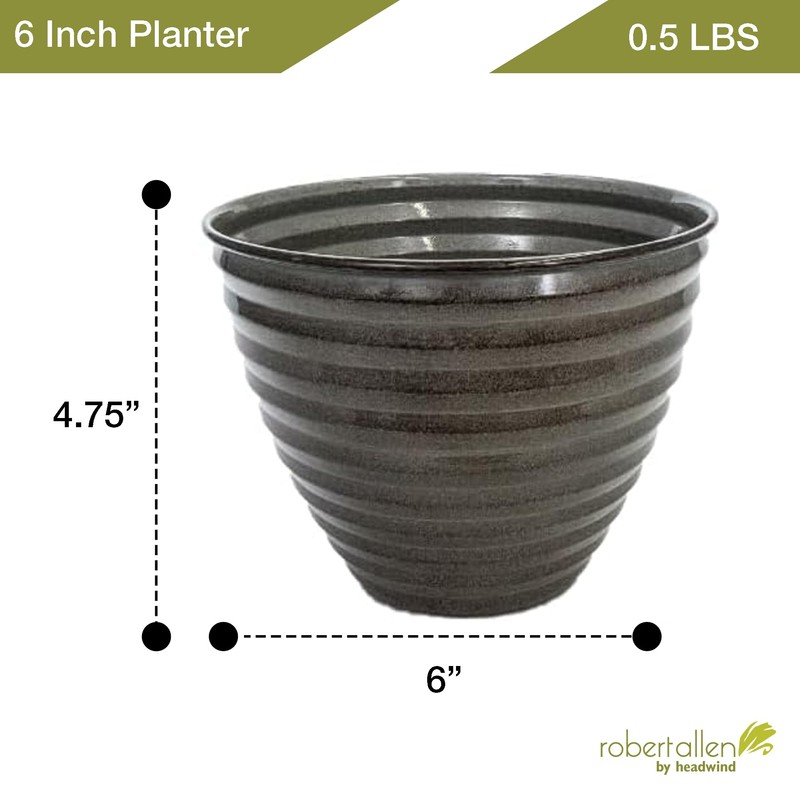 Headwind Ironstone 6" Avondale Classic - Pebblewood 3-Pack