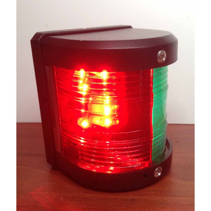 Pactrade Marine Boat Pontoon LED Navigation Light Black ABS Plastic