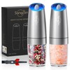 Sangcon Gravity Electric Pepper and Salt Grinder Mill Set Automatic