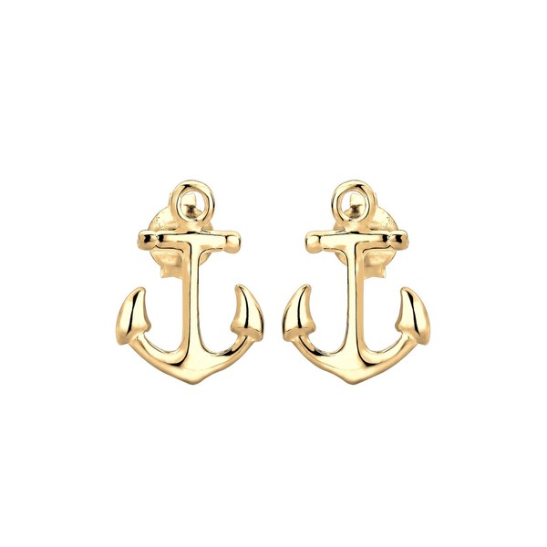 Elli 0301392815 Women's Earrings 925 Silver Nautical Anchor