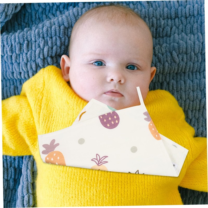 Kisangel 1Pc Cotton Face Towel Drying Square Handkerchief for Newborns