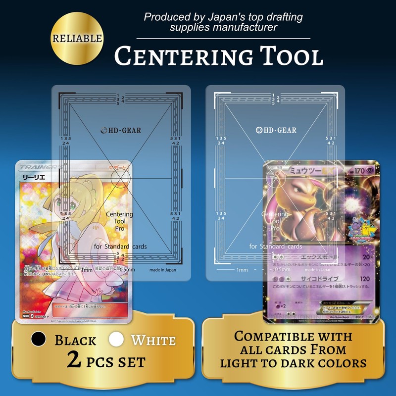 HD-GEAR Centering Tool Pro Card Grading Kit PSA Trading Cards