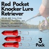 3pack Pocket Knocker Lure Retriever Quick & Easy to Use