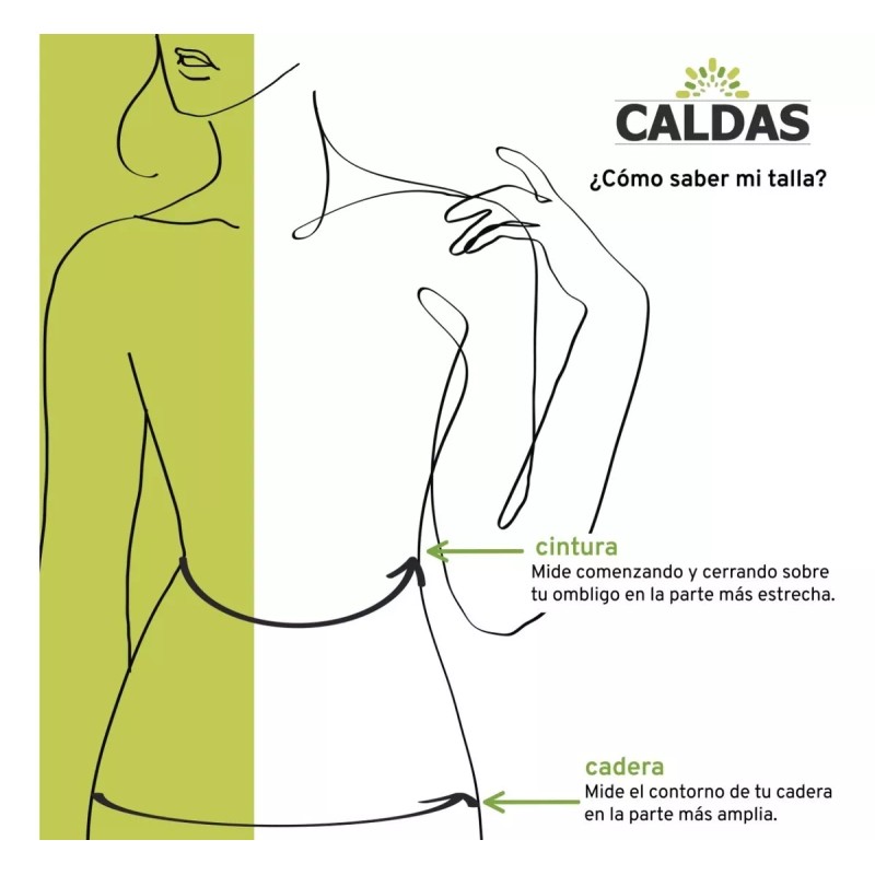 Caldas Chaleco Faja Cinturilla 100% Original Colombiana Gym