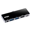 ATEN UH3238 USB-C Travel Docking Station with Power Passthrough