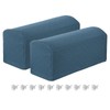 sourcing map 2Pcs Stretch Armrest Covers, Polyester Diamond Pattern Soft